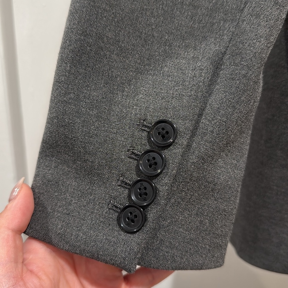 NWT Banana Republic Charcoal Gray Blazer - Picture 4 of 4